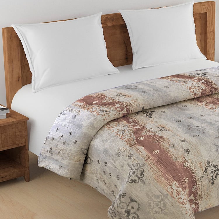 SWAYAM Veda Cotton Printed Double Comforter