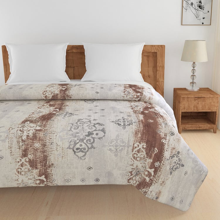 SWAYAM Veda Cotton Printed Double Comforter