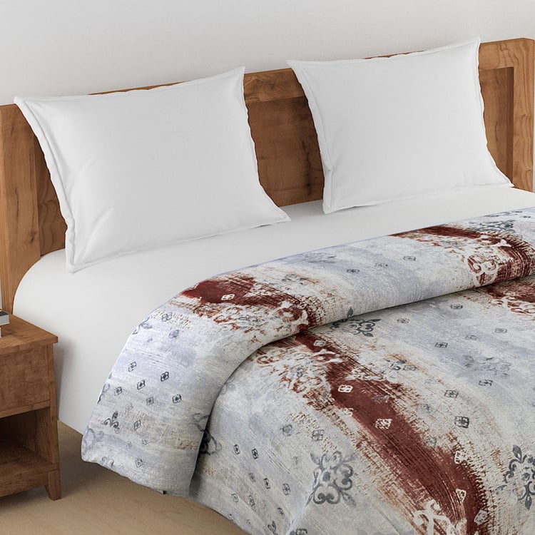 SWAYAM Veda Cotton Printed Double Comforter