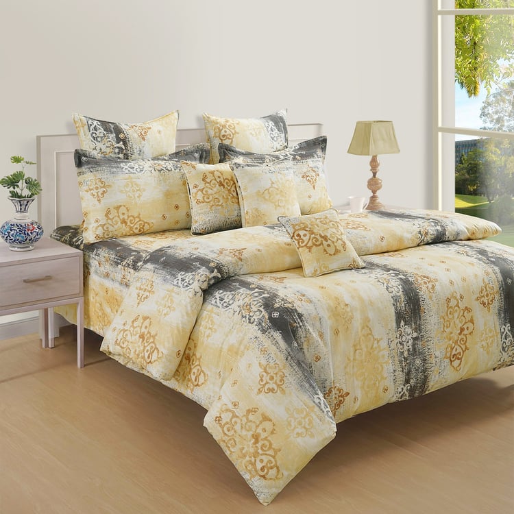 SWAYAM Veda Cotton Printed Double Comforter