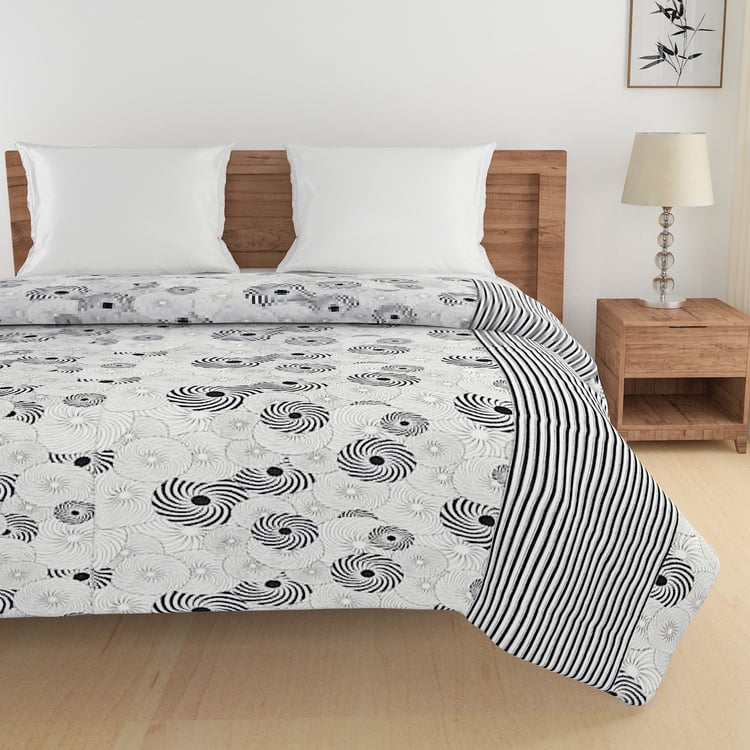 SWAYAM Veda Cotton Printed Double Comforter