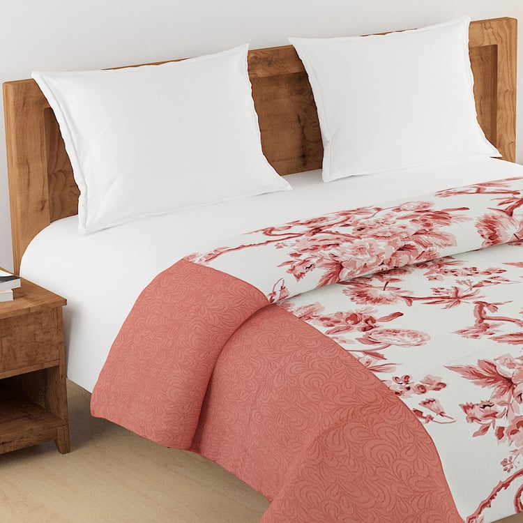 SWAYAM Veda Cotton Floral Print Double Comforter