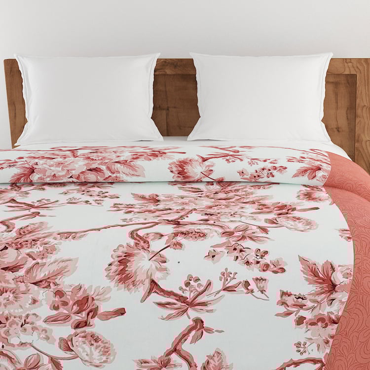 SWAYAM Veda Cotton Floral Print Double Comforter