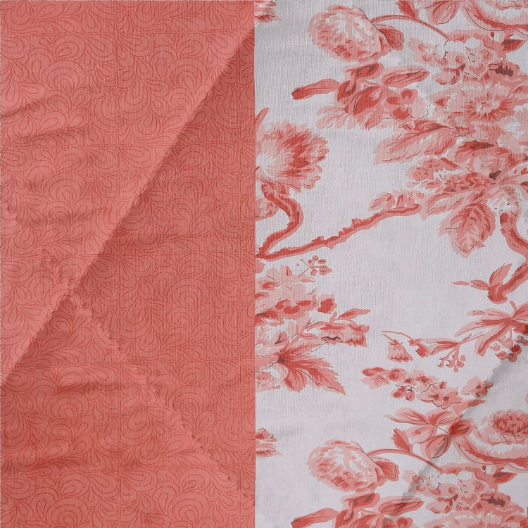 SWAYAM Veda Cotton Floral Print Double Comforter