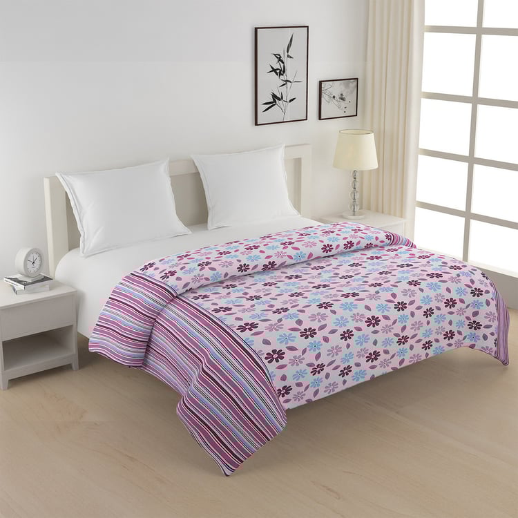 SWAYAM Veda Cotton Floral Print Double Comforter