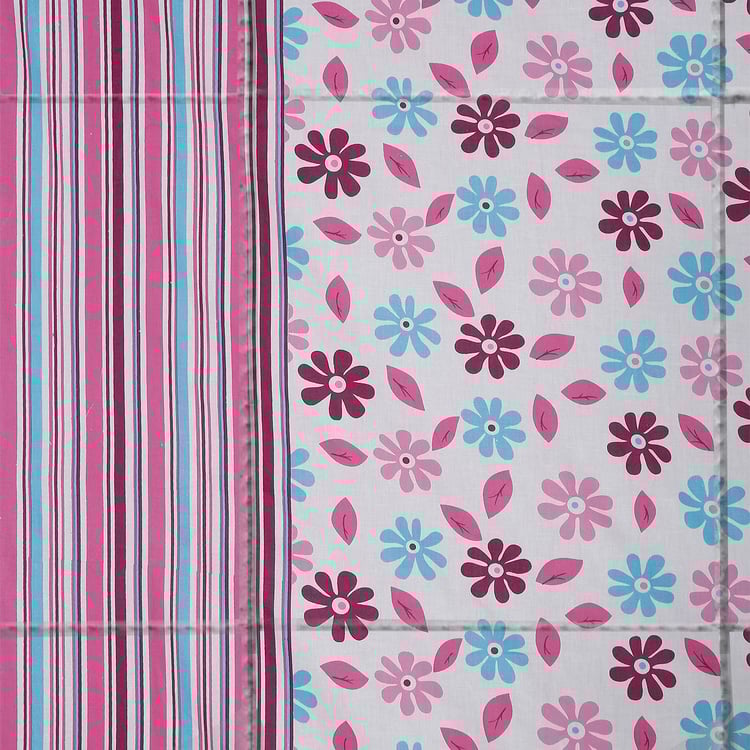SWAYAM Veda Cotton Floral Print Double Comforter