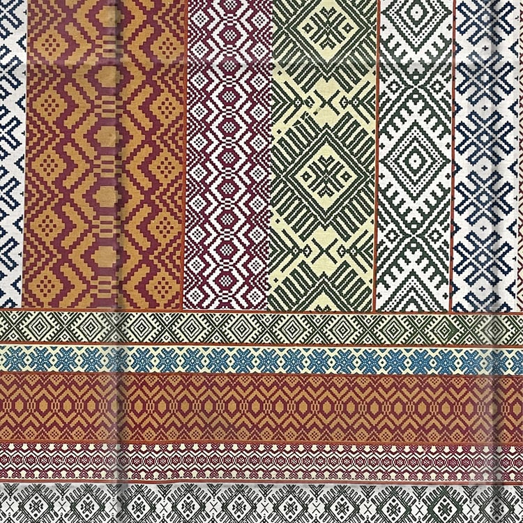 SWAYAM Veda Cotton Ethnic Print Double Comforter