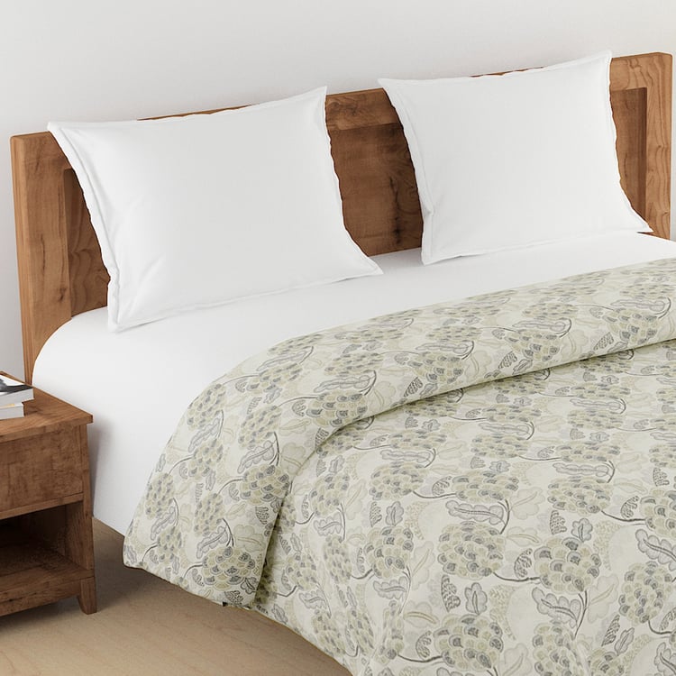 SWAYAM Veda Cotton Floral Print Double Comforter