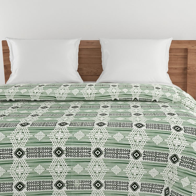 SWAYAM Veda Cotton Printed Double Comforter