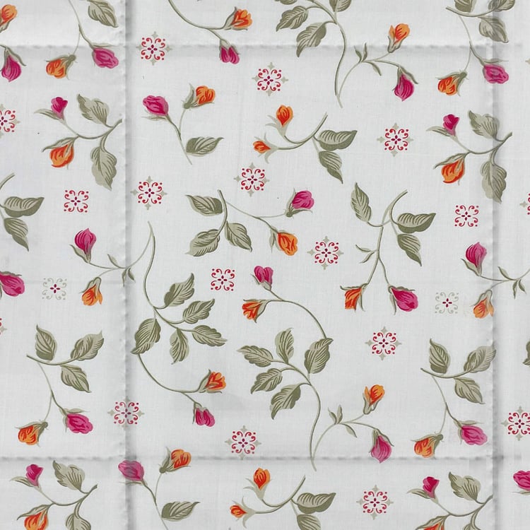 SWAYAM Veda Cotton Floral Print Double Comforter