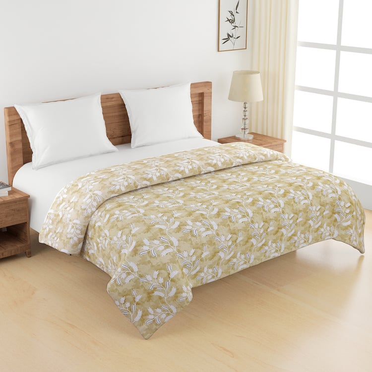 SWAYAM Veda Cotton Printed Double Comforter