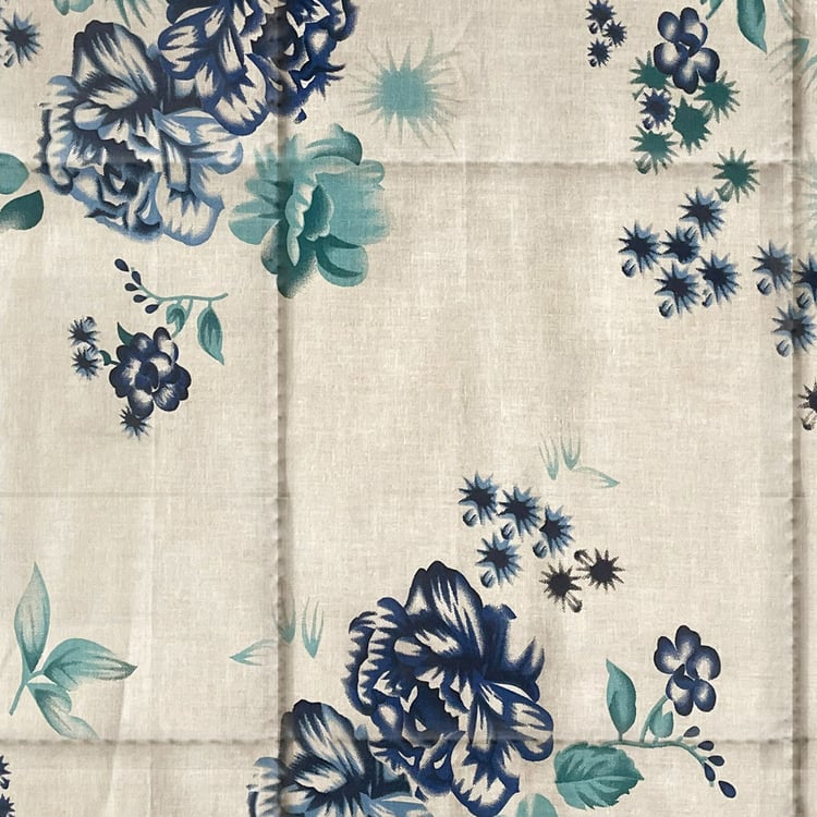 SWAYAM Veda Cotton Floral Print Double Comforter