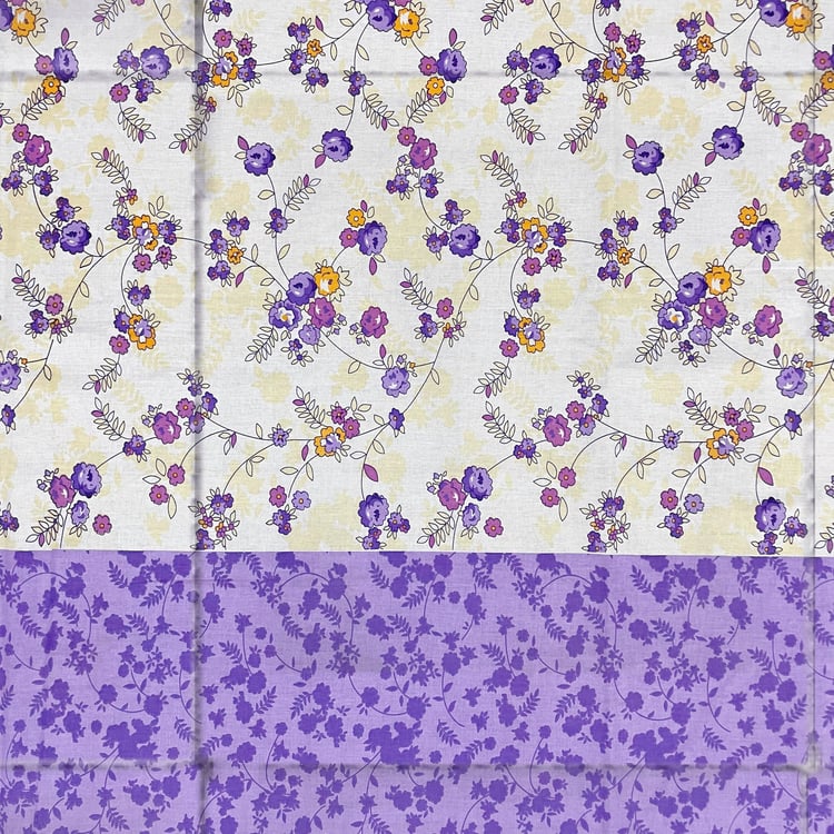 SWAYAM Veda Cotton Floral Print Double Comforter
