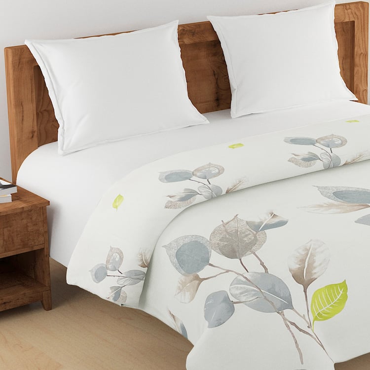 SWAYAM Zinnia Cotton Floral Print Double Comforter