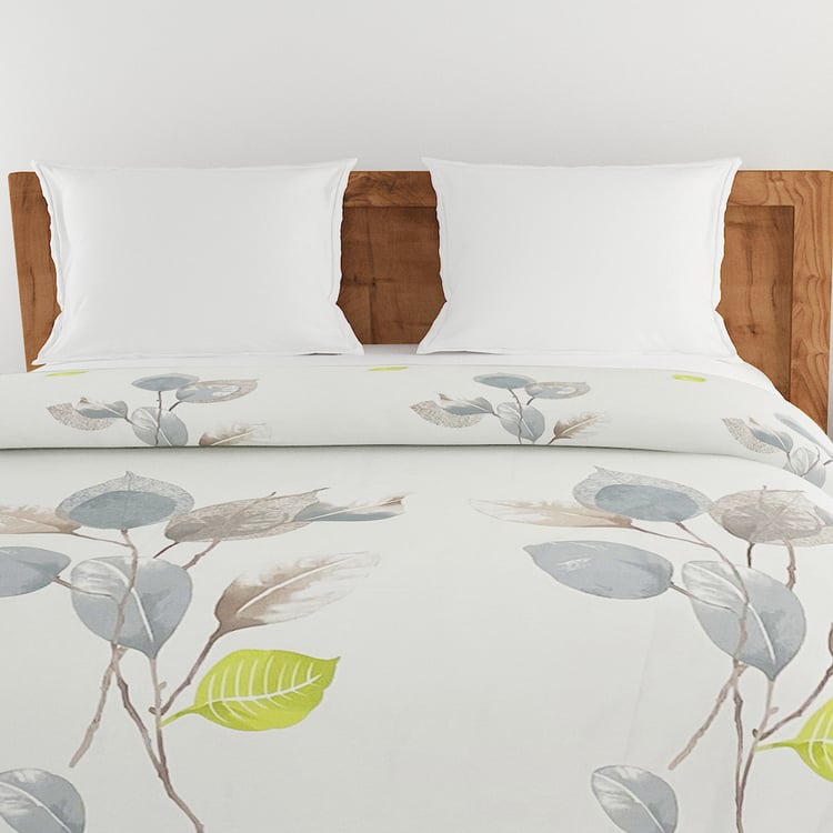 SWAYAM Zinnia Cotton Floral Print Double Comforter