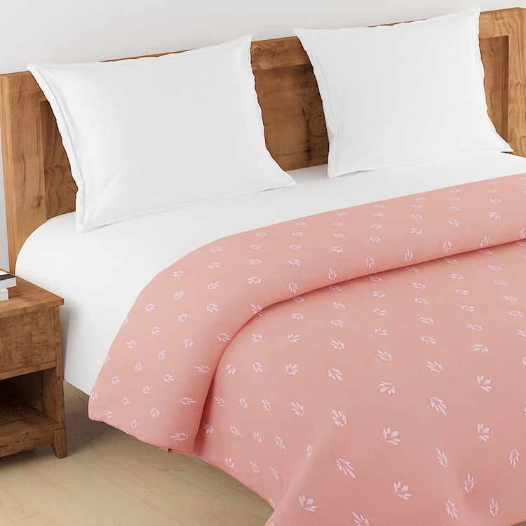 SWAYAM Zinnia Cotton Printed Double Comforter