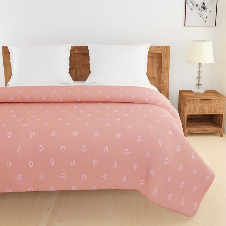 SWAYAM Zinnia Cotton Printed Double Comforter