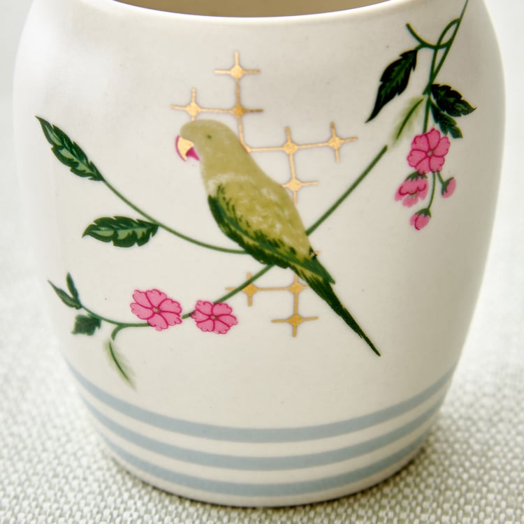 Niko Set of 4 Stoneware Printed Kulhad - 210ml