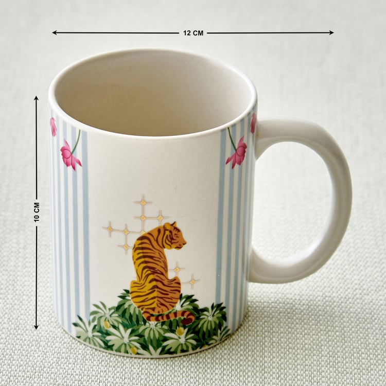 Niko Swiss Set of 4 Stoneware Coffee Mugs - 340ml