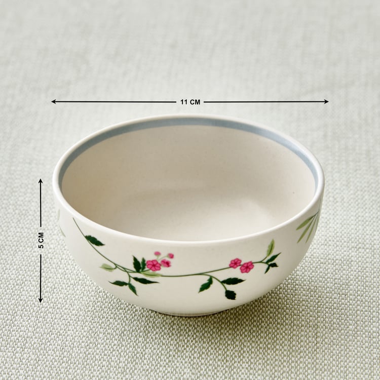 Niko 4Pcs Stoneware Printed Pudding Set