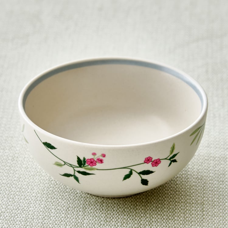 Niko 4Pcs Stoneware Printed Pudding Set
