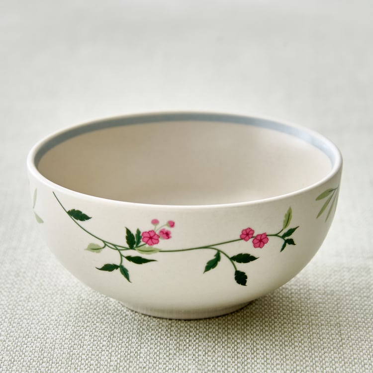 Niko 4Pcs Stoneware Printed Pudding Set