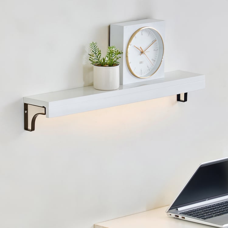 Eli LED Wall Shelf - White
