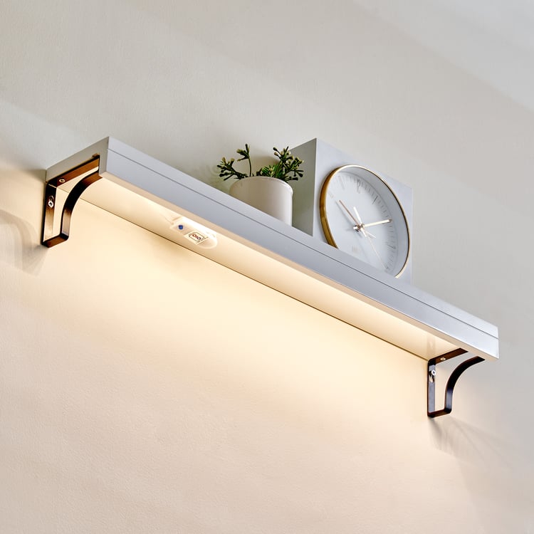 Eli LED Wall Shelf - White