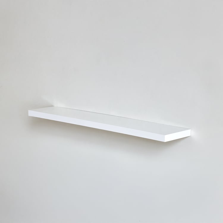 Kai LED Floating Wall Shelf - White