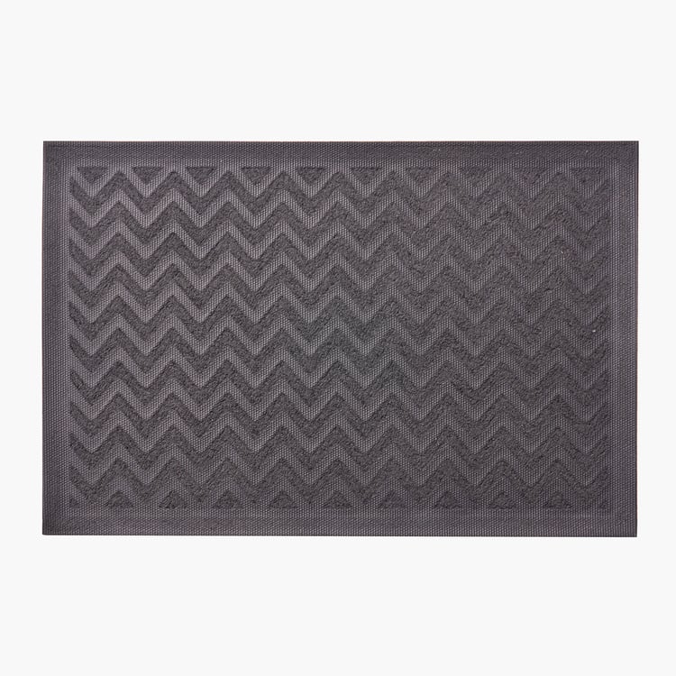 Pacific Freda Entrika Rubber Chevron Doormat - 60x40cm