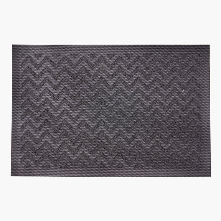 Pacific Freda Entrika Rubber Chevron Doormat - 60x40cm