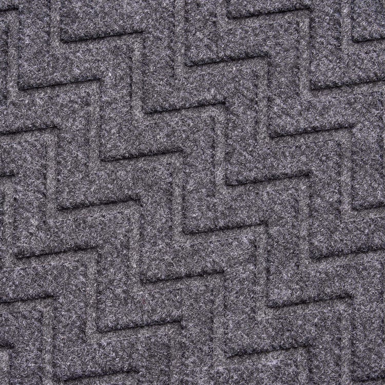 Pacific Freda Entrika Rubber Chevron Doormat - 60x40cm