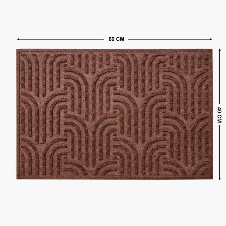 Pacific Freda Welmix Embossed Doormat - 60x40cm