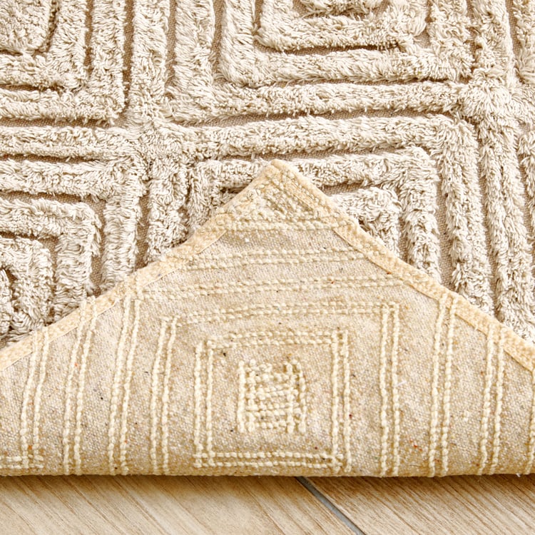 Windsor Orniva Cotton Woven Dhurrie - 90x60cm