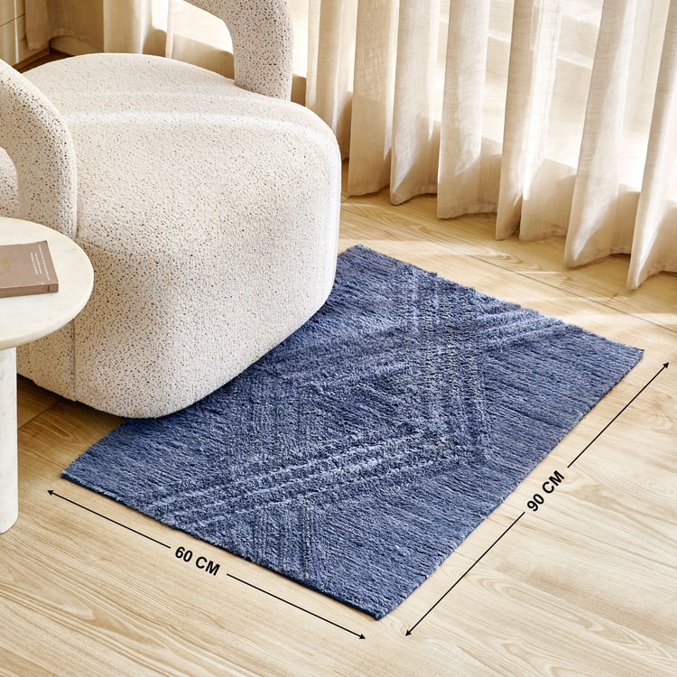 Windsor Orniva Cotton Woven Dhurrie - 90x60cm