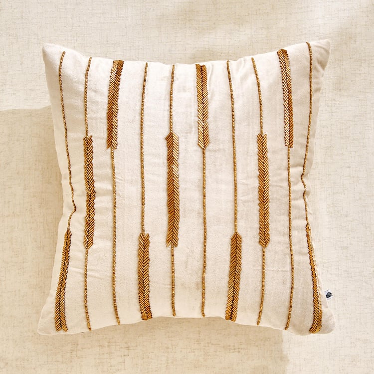 Glimmer Dusk Brio Sync Embellished Cushion Cover - 40x40cm