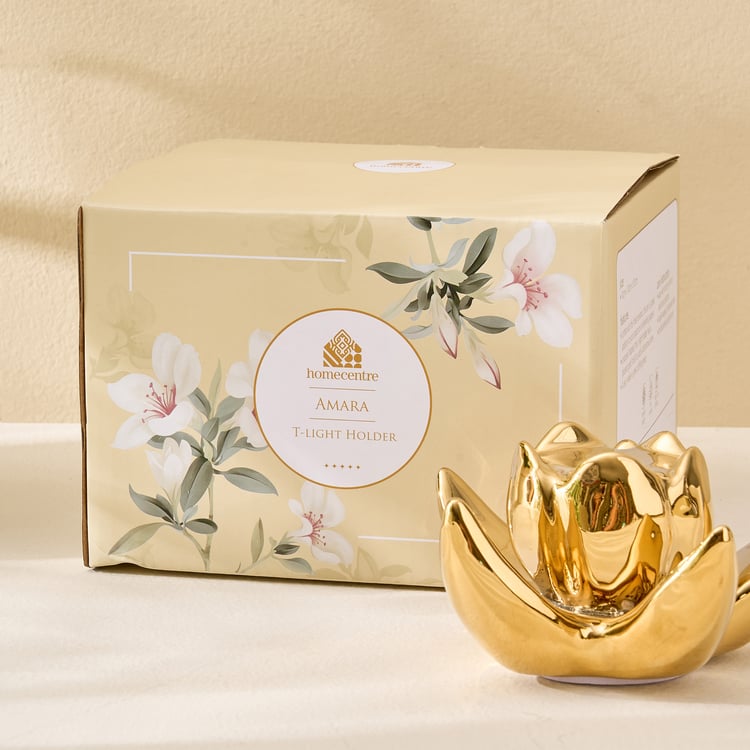 Amara Hana Ceramic T-Light Holder