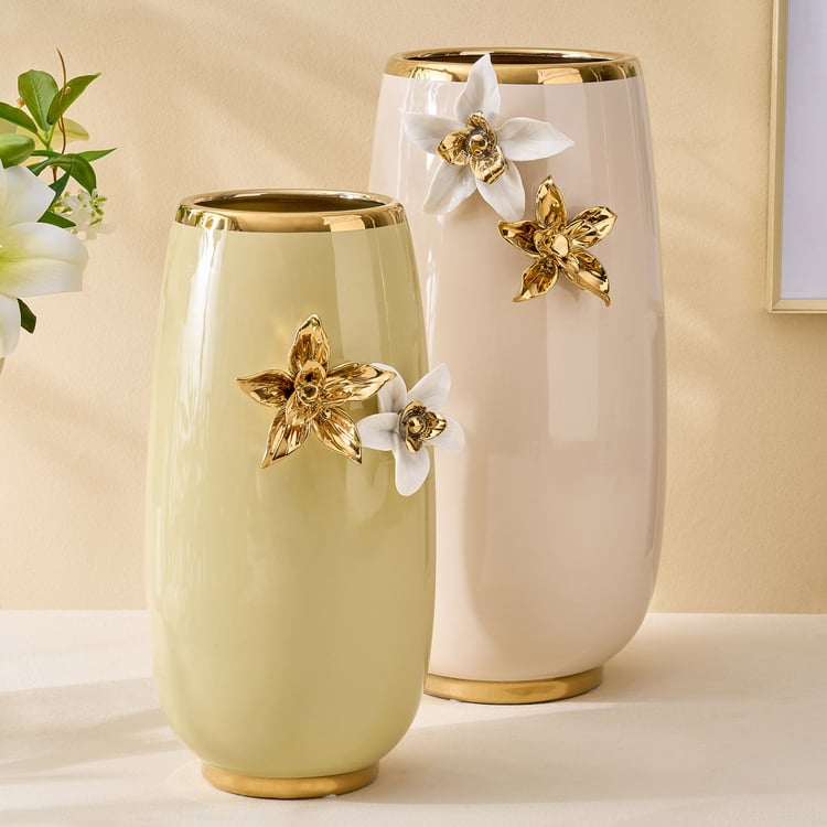 Amara Hana Ceramic Floral Vase - Large