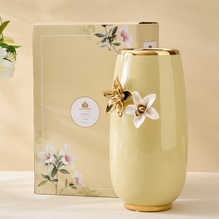 Amara Hana Ceramic Floral Vase - Small