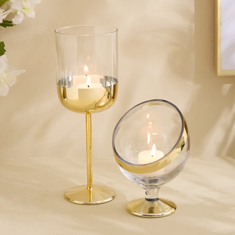 Evoke Glass Cup Votive Candle Holder