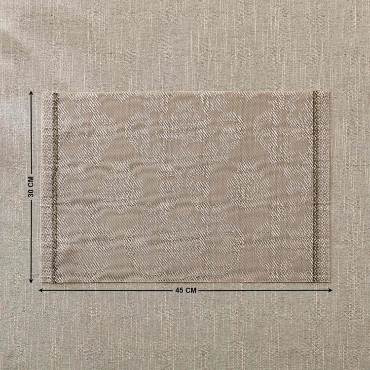 Eden Fest Set of 6 PVC Jacquard Placemat