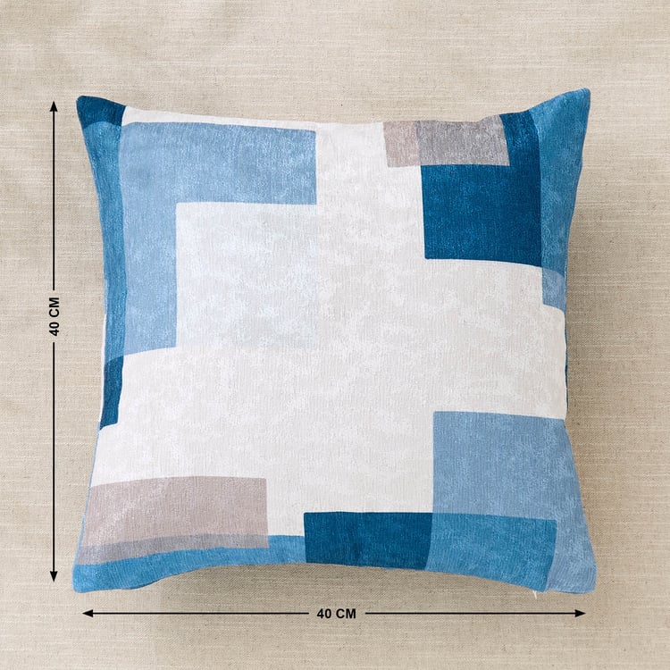 Celebration Array Bunv Set of 2 Geometric Print Cushion Covers - 40x40cm