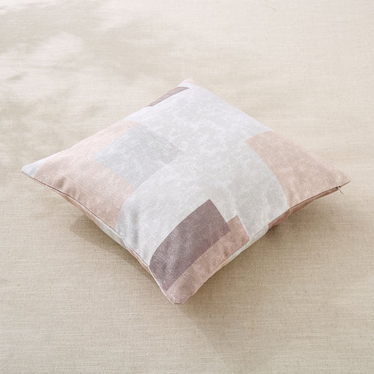 Celebration Array Owlt Set of 2 Geometric Print Cushion Covers - 40x40cm