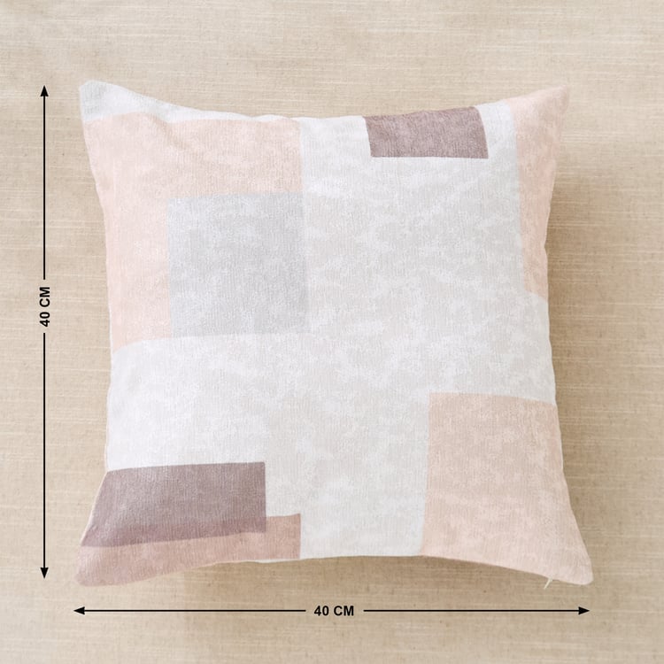Celebration Array Owlt Set of 2 Geometric Print Cushion Covers - 40x40cm