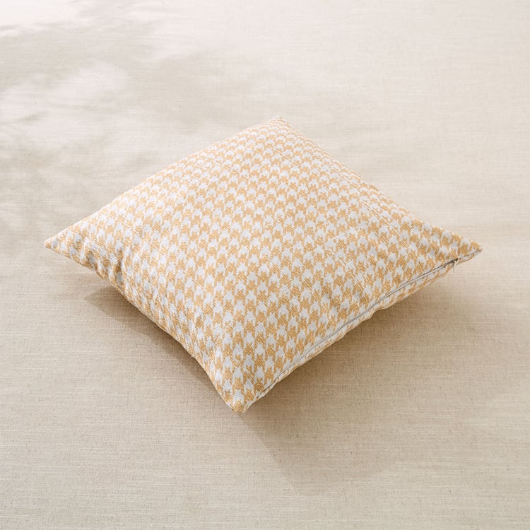 Celebration Realms Gyoc Set of 2 Houndstooth Print Cushion Covers - 40x40cm