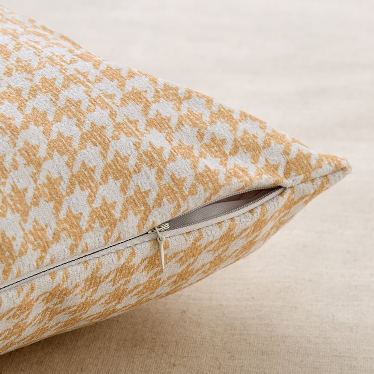 Celebration Realms Gyoc Set of 2 Houndstooth Print Cushion Covers - 40x40cm