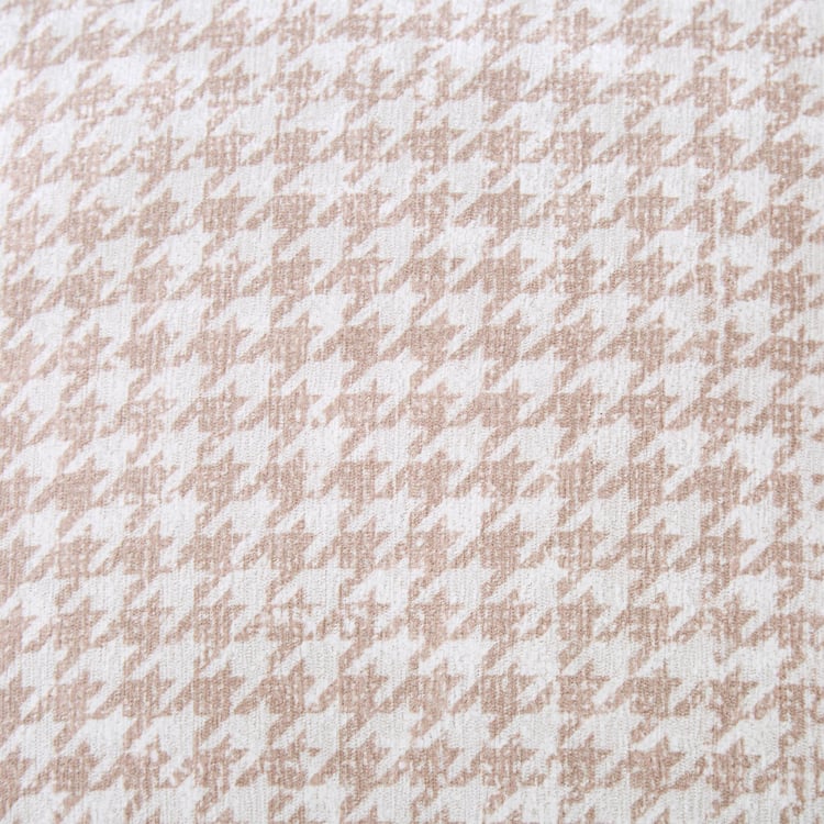 Celebration Realms Owlt Set of 2 Houndstooth Print Cushion Covers - 40x40cm