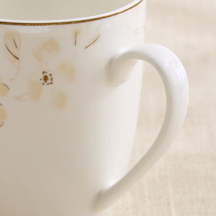 Altius Blumen Bone China Floral Print Coffee Mug - 350ml