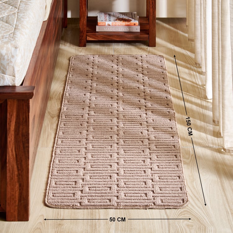 Nicolas Knitra Knitted Bedside Runner - 150x50cm