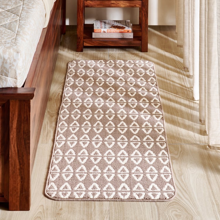 Nicolas Zinu Knitted Bedside Runner - 150x50cm